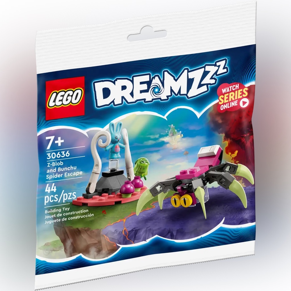 🆕 Z-Blob and Bunch Spider Escape - LEGO Dreamzzz Polybag Set (30636) NEW!